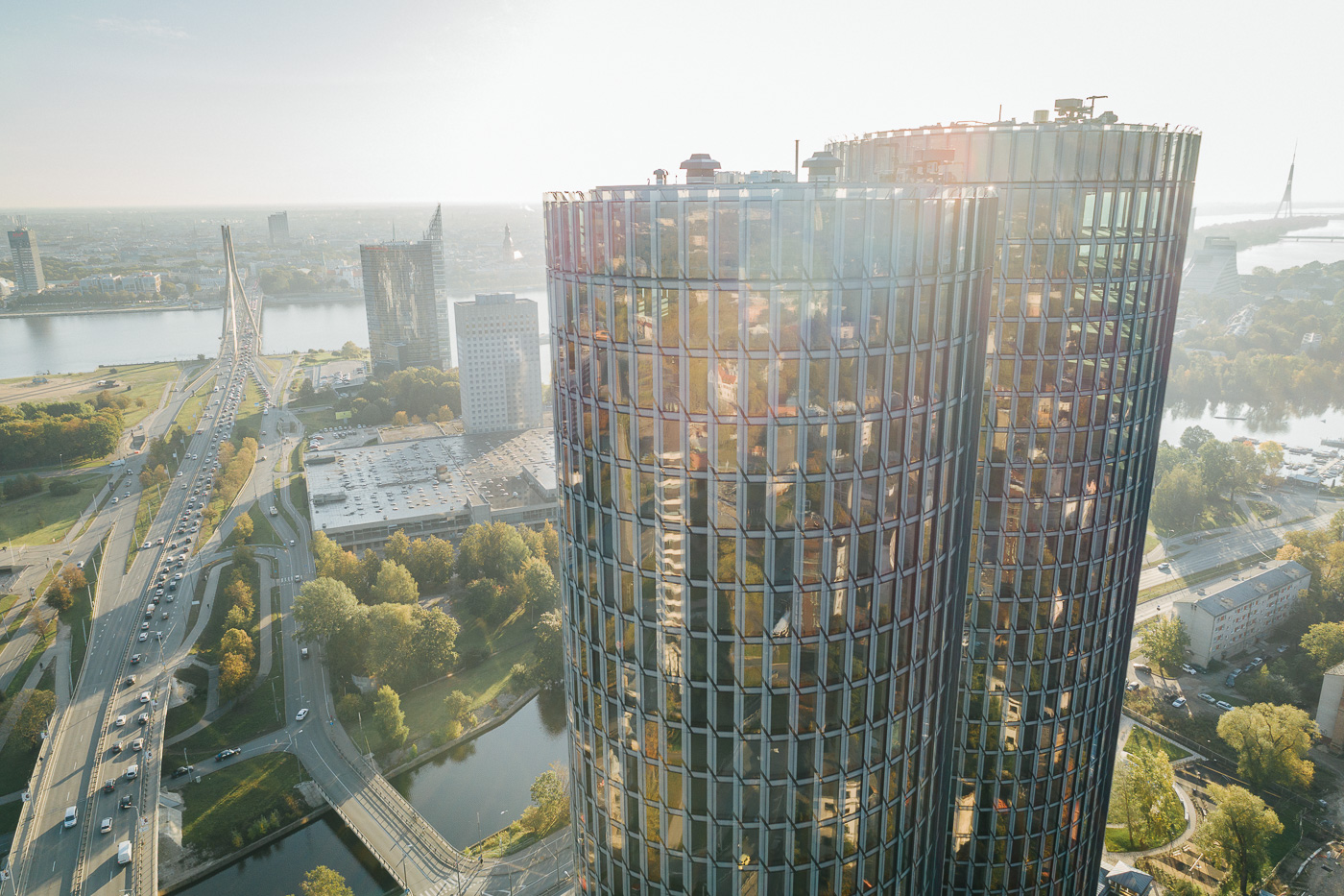 Komerctelpas projektā Zunda-Towers