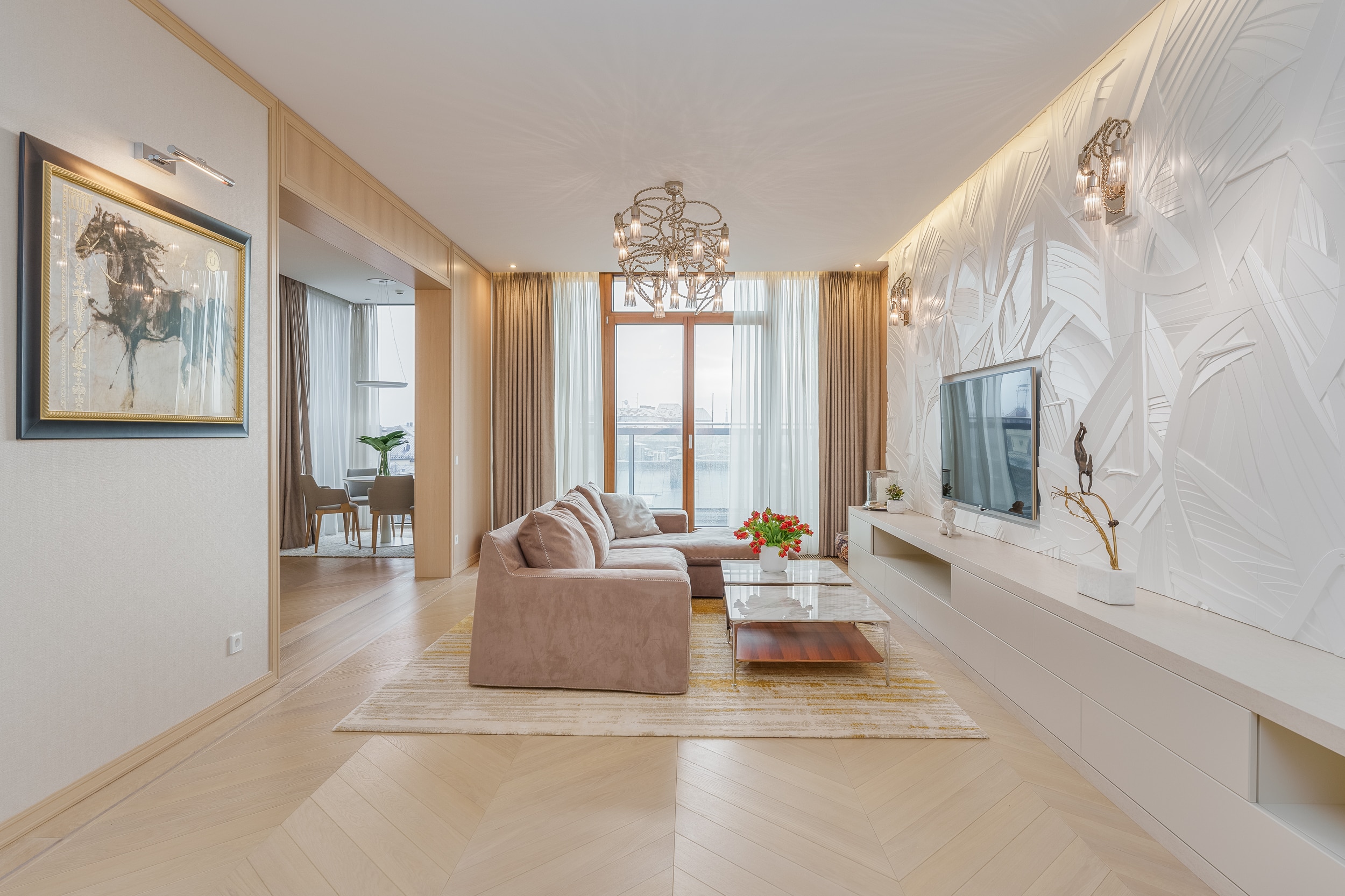 Pilnībā aprīkots dizaina dzīvoklis