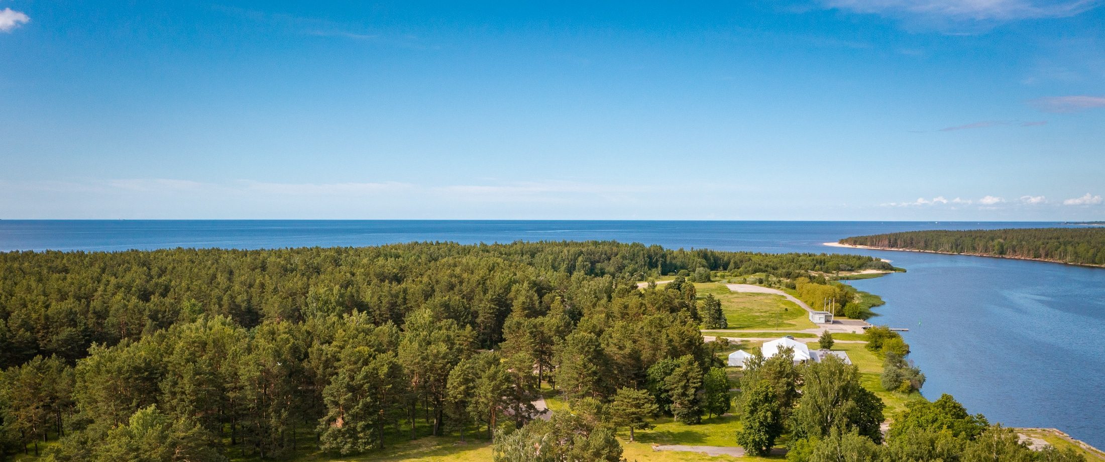 Gated village between Lielupe River and the Baltic Sea