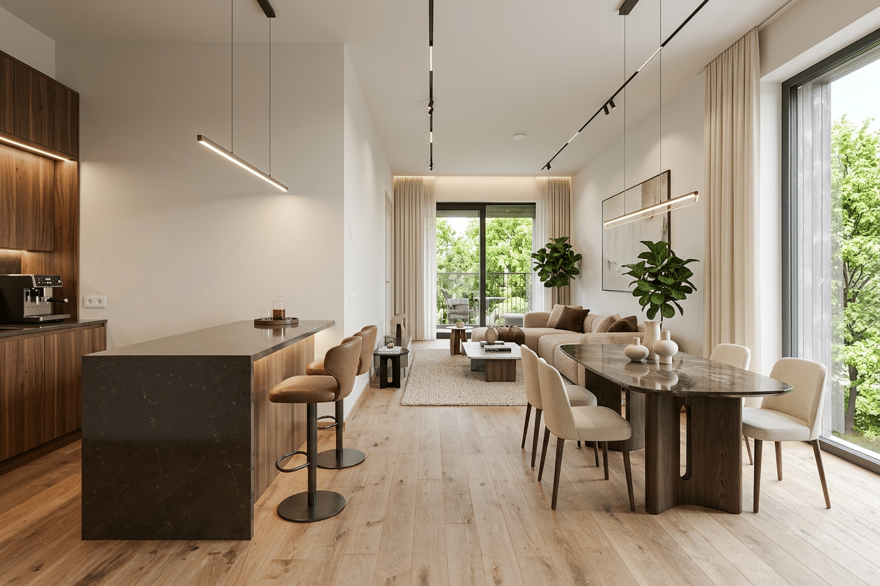 Dizaina apartamenti projektā Harmony Sky Garden